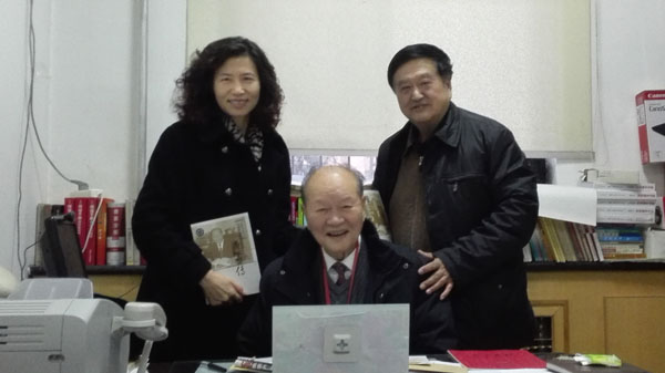 刘景凤秘书长率协会专家拜访潘际銮院士