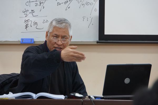 韩永安老师授课中