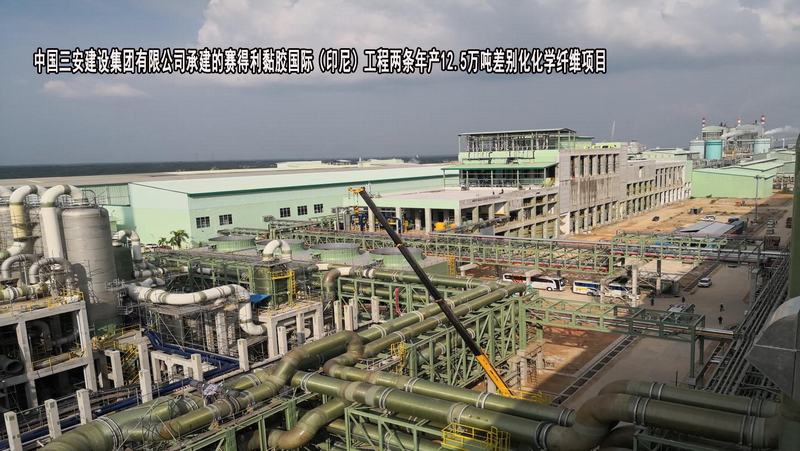 中国三安建设集团有限公司-赛得利黏胶国际（印尼）工程两条年产12.5万吨差别化化学纤维项目